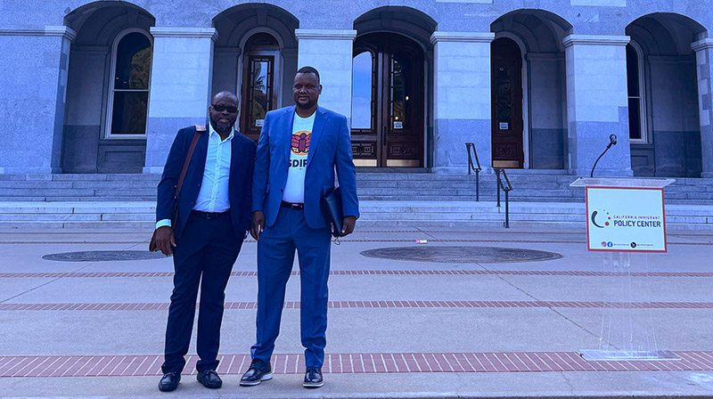 CEO Said Abiyow and Staff Attorney at Sacramento’s Immigration Day